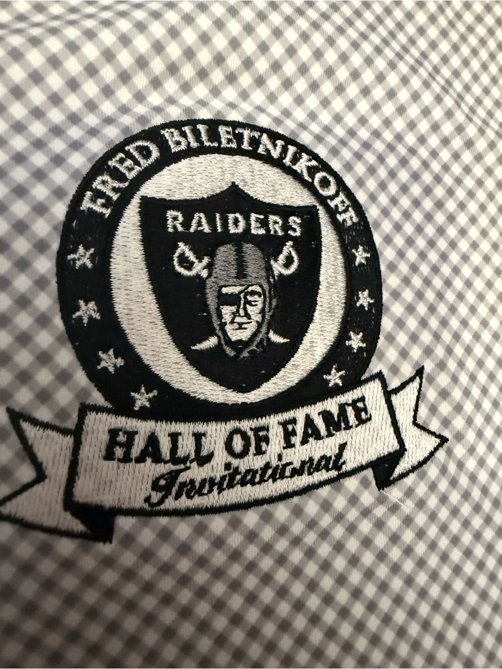 Fred Biletnikoff Raiders Hall of Fame Invitational Golf Polo XL Performance